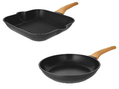 SILVERCREST® Poêle-gril ou poêle à frire en fonte d'aluminium