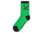 Groene Minecraft sokken.