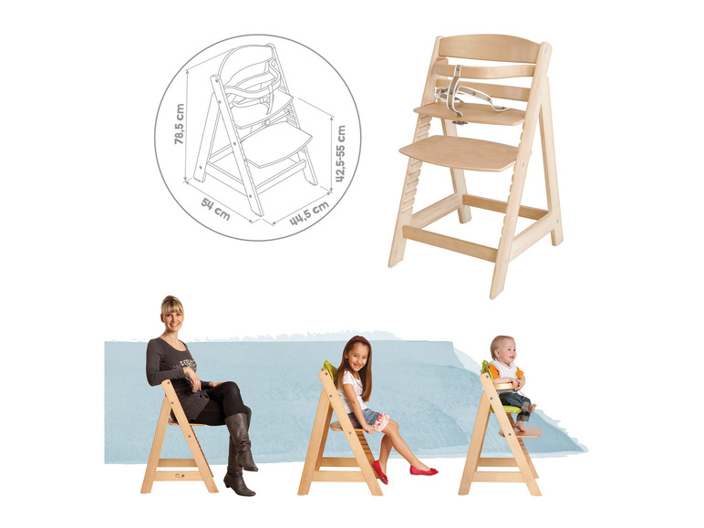 Aller en mode plein écran roba Chaise haute »Sit Up« avec marches, en bois - Photo 29