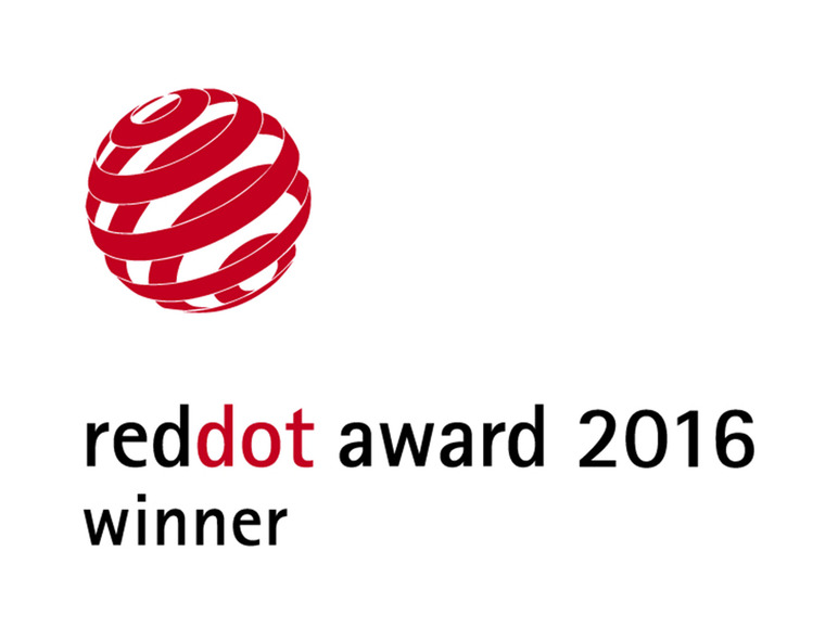 Lauréat du Red Dot Award 2016 avec le logo