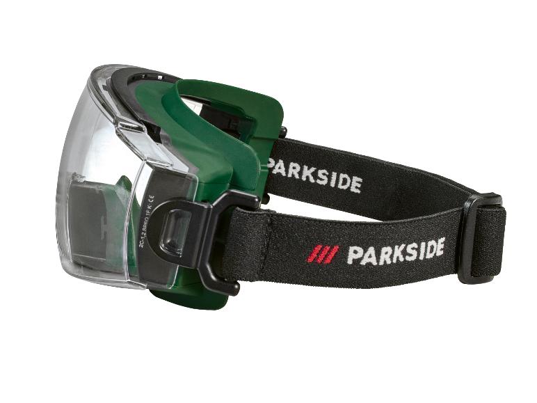 Lunettes de sécurité Parkside en vert et noir