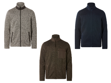 ESMARA MEN Veste en polaire tricotée pour hommes