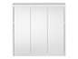 Witte kast met drie deuren