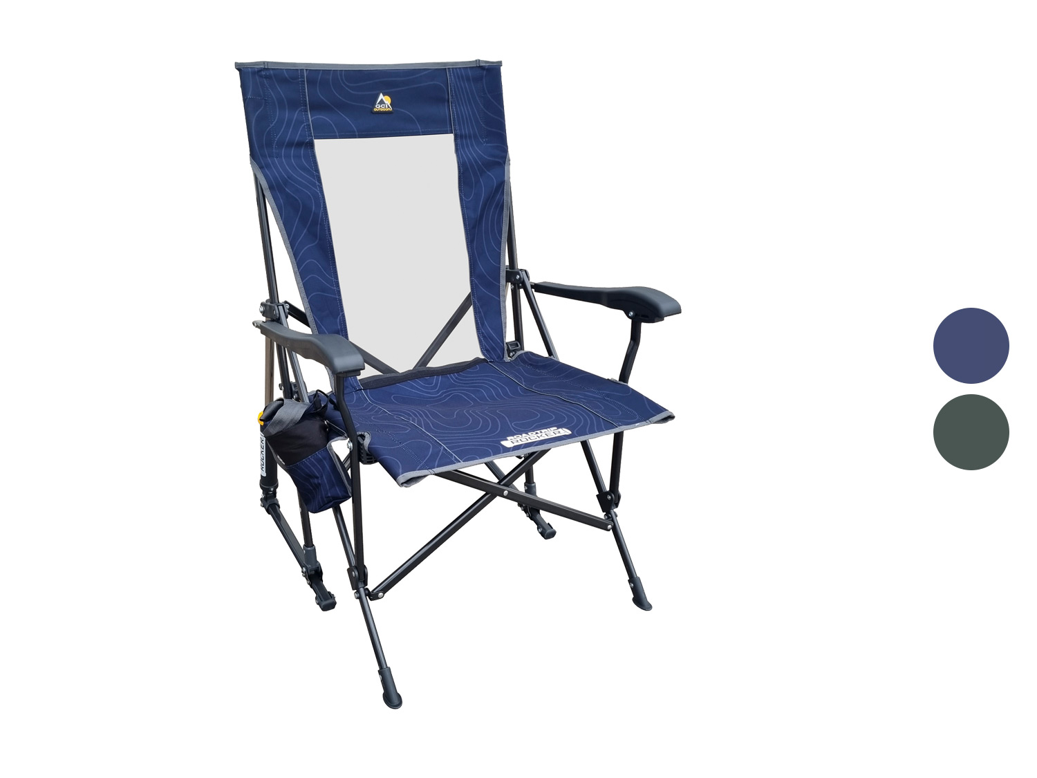 Kampeerstoel met schommelfunctie Campingstoel met schommelfunctie Schommelcampingstoel GCI