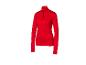Rood shirt met lange mouwen en korte rits