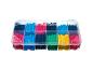 Parkside krimpkousen assortiment: blauw, roze, zwart, groen en geel.