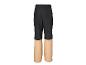 Pantalon de ski noir et beige.