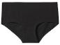 Zwarte katoenen slip met hoge taille