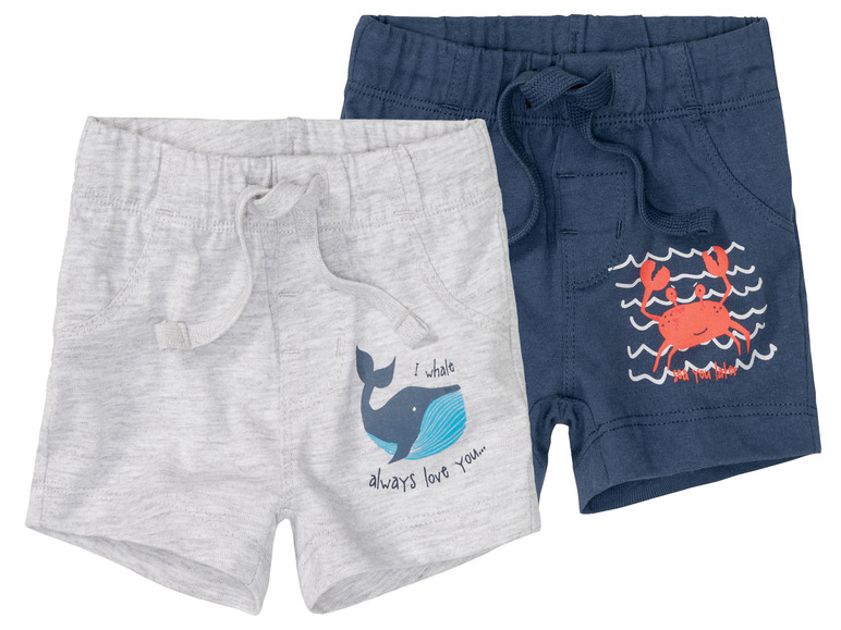 Ga naar volledige schermweergave: lupilu® Set van 2 biokatoenen shorts voor baby's - afbeelding 8