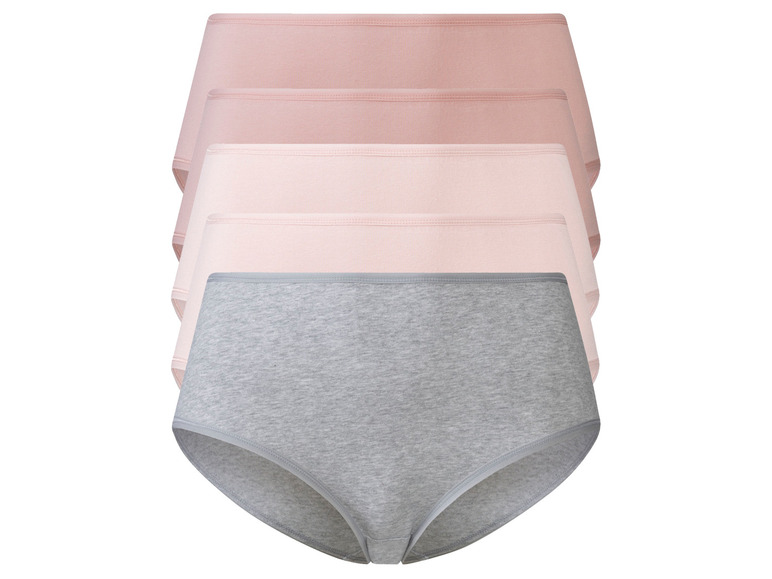 Ga naar volledige schermweergave: esmara® Set van 5 slips met hoge taille van een katoenmix - afbeelding 2