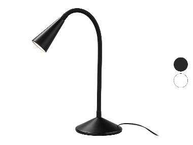 LIVARNO HOME Lampe de table LED, avec col de cygne en métal flexible.