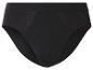 Slip homme noir avec empiècements latéraux texturés et ceinture confortable