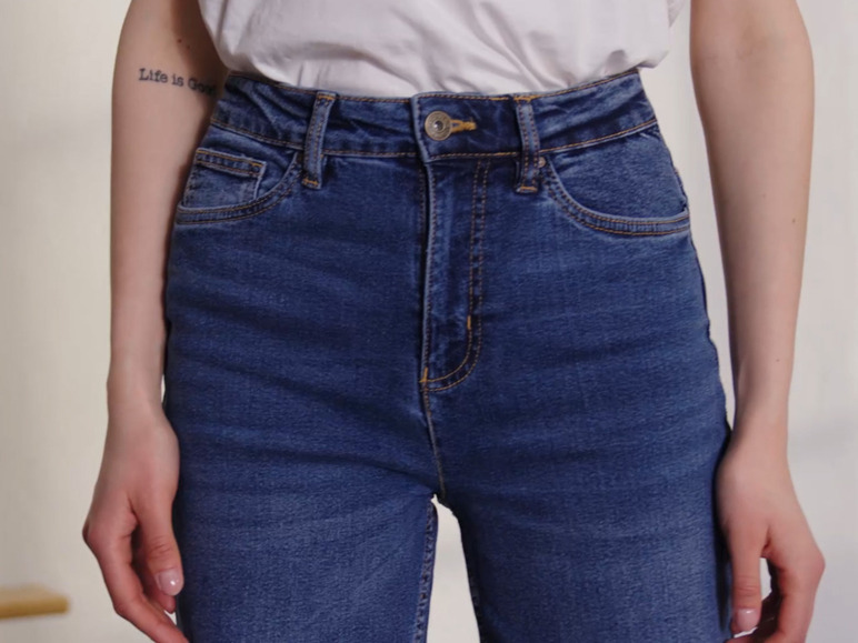 Ga naar volledige schermweergave: esmara Wide leg jeans van een katoenmix - afbeelding 5