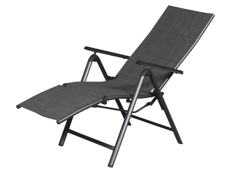 Aller en mode plein écran Fauteuil relax jardin en aluminium pliable LIVARNO home Toronto - Photo 4