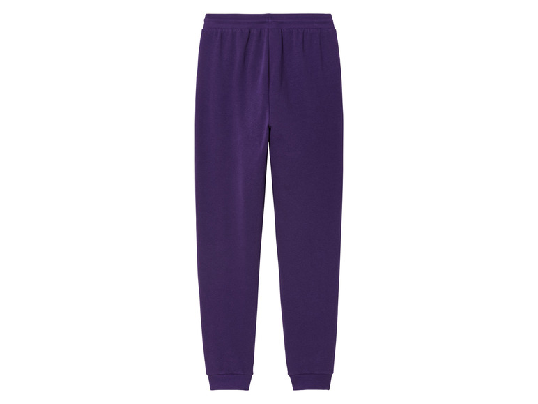 Paarse joggingbroek voor dames.