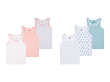 lupilu® Set de 3 débardeurs en un mélange de coton bio