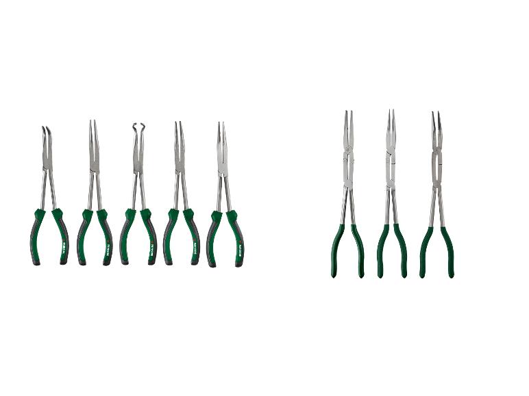 Set Parkside langebektangen met groene handvatten