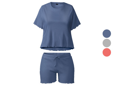 esmara® Geribbelde zomerpyjama van een katoenmix