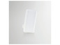 Un réveil numérique blanc au design minimaliste.