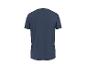 T-shirt à manches courtes bleu foncé, vue de dos.