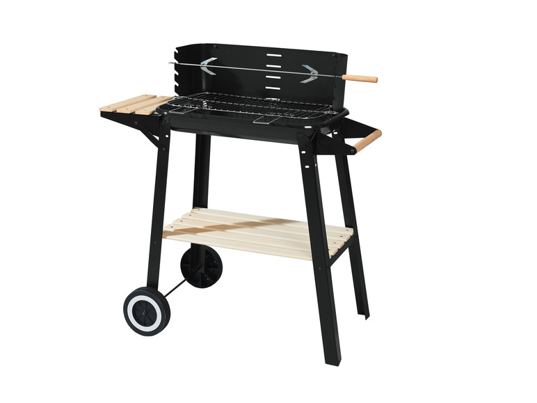 Ga naar volledige schermweergave: Barbecuewagen houtskool - afbeelding 1