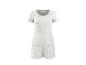 Pyjama femme avec haut à manches courtes et short, imprimé floral.