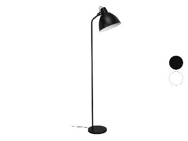 LIVARNO HOME Lampadaire LED, avec abat-jour inclinable.
