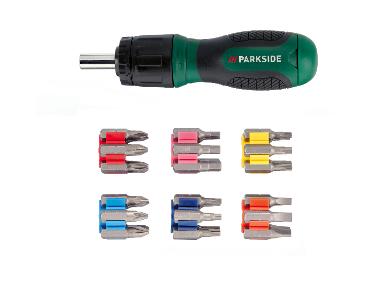 Tournevis à cliquet avec embouts PARKSIDE®