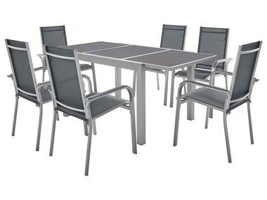 LIVARNO home Set de meubles de jardin en aluminium »Houston«, 7 pièces
