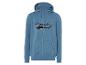 Een blauwe hoodie met een 'Originals' logo.