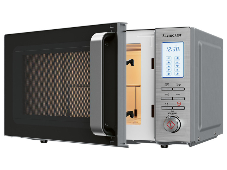Aller en mode plein écran SILVERCREST® Four à micro-ondes, max. 1 000 W, capacité 20 L, fonction gril - Photo 4