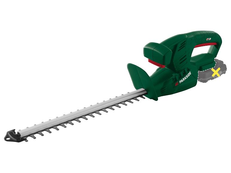 Accu heggenschaar met lang blad en accupack
