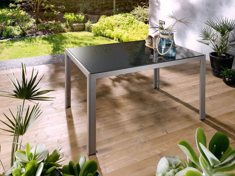 Ga naar volledige schermweergave: LIVARNO home Aluminium tuintafel »Houston«, omkeerbaar tafelblad - afbeelding 2