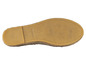 Zicht op de zool van een espadrille.