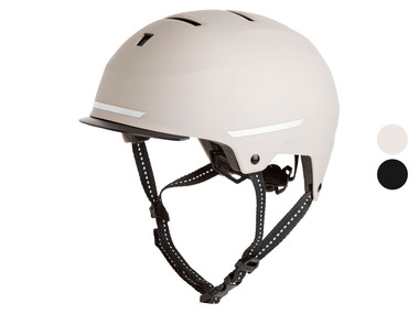 CRIVIT Casque de vélo pour adultes, lampe arrière amovible