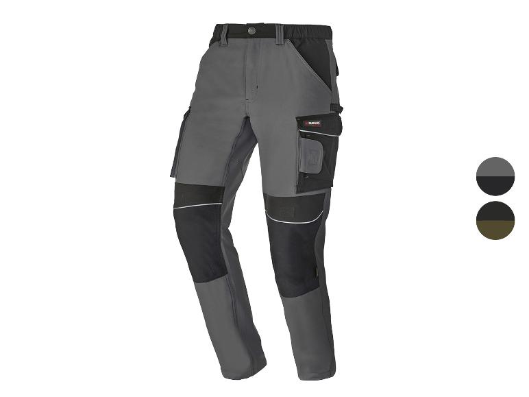Werkbroek met kniebescherming en zakken, van het merk Parkside.