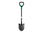 Een Parksid schop met ergonomische steel.