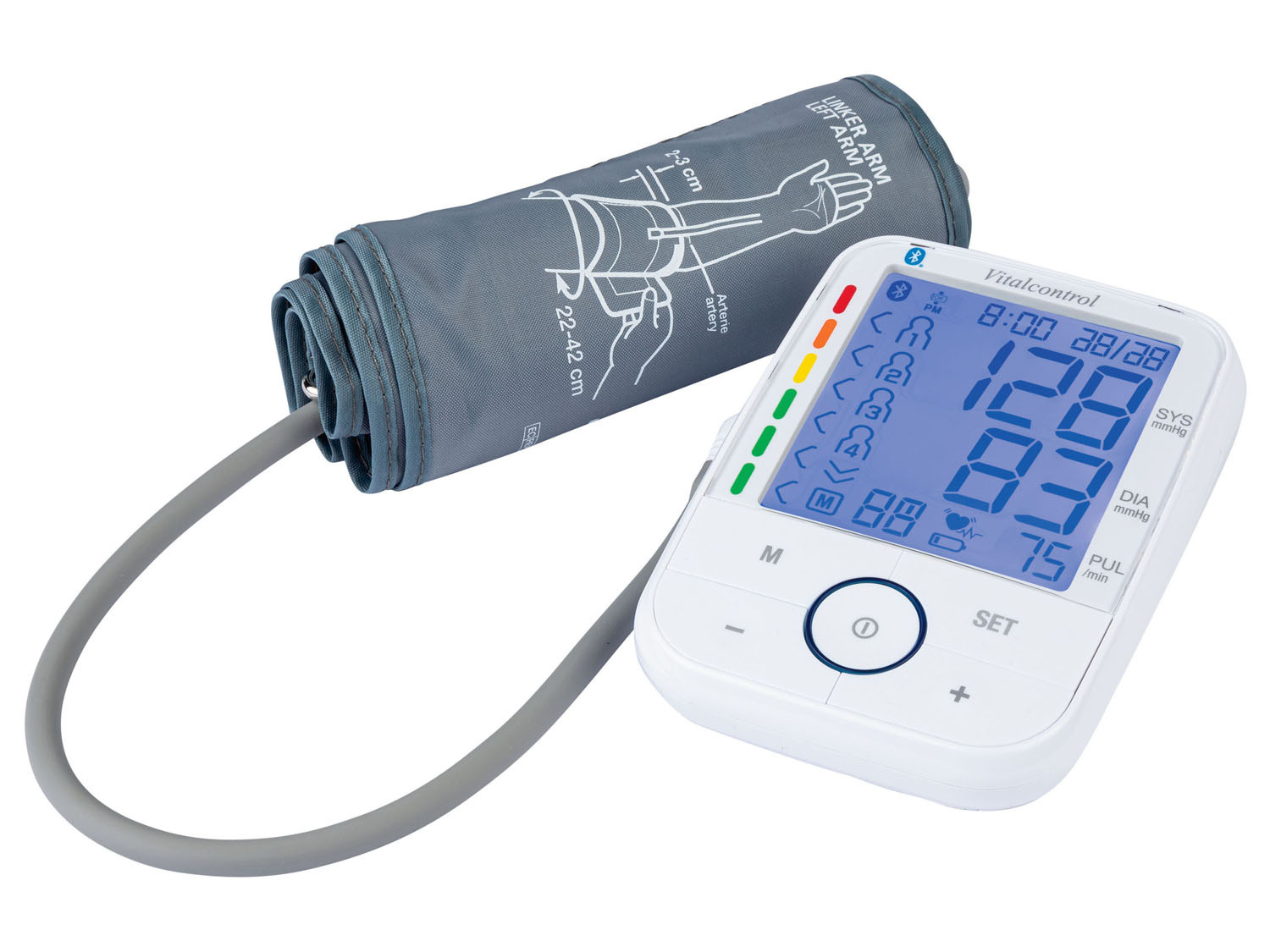 Hallo beddengoed Bacteriën SANITAS Bloeddrukmeter »SBM 67«, met Bluetooth®, met a…