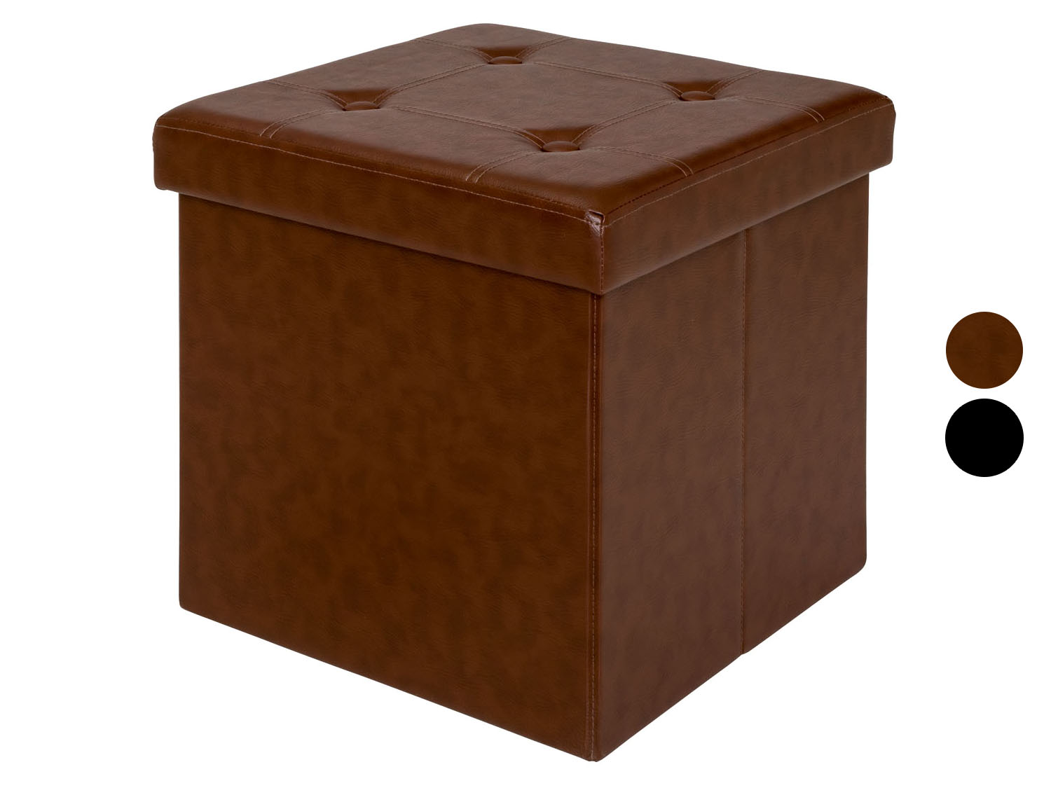 LIVARNO home Zitblok met opbergruimte, 40 x 40 x 40 cm