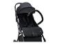 Poussette noire pliable