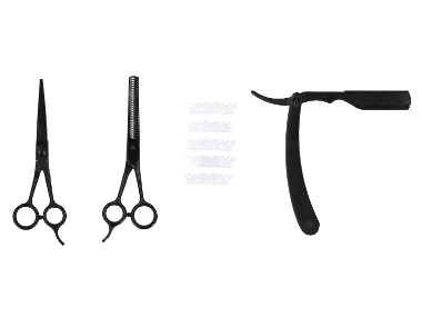 Ciseaux de coiffure / Ciseaux à effiler / Rasoir