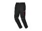 Pantalon de travail noir avec détails rouges et éléments réfléchissants