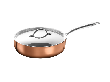 SILVERCREST® Sauteuse en cuivre, Ø 24 cm