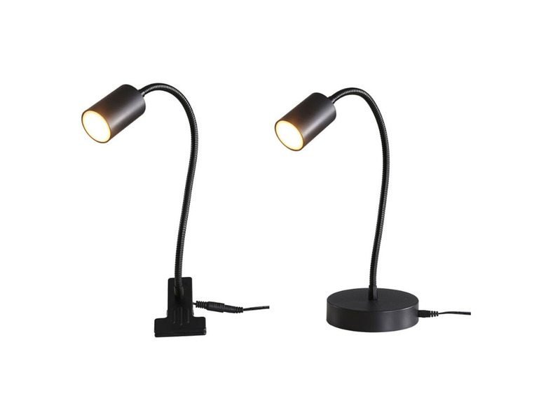 Aller en mode plein écran LIVARNO home Lampe de bureau à LED avec bras flexible - Photo 1