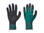 Gants de travail PARKSIDE, noirs et verts, avec prise texturée