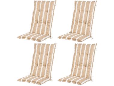 Lot de 4 coussins pour chaise de jardin, 120 x 50 cm LIVARNO home