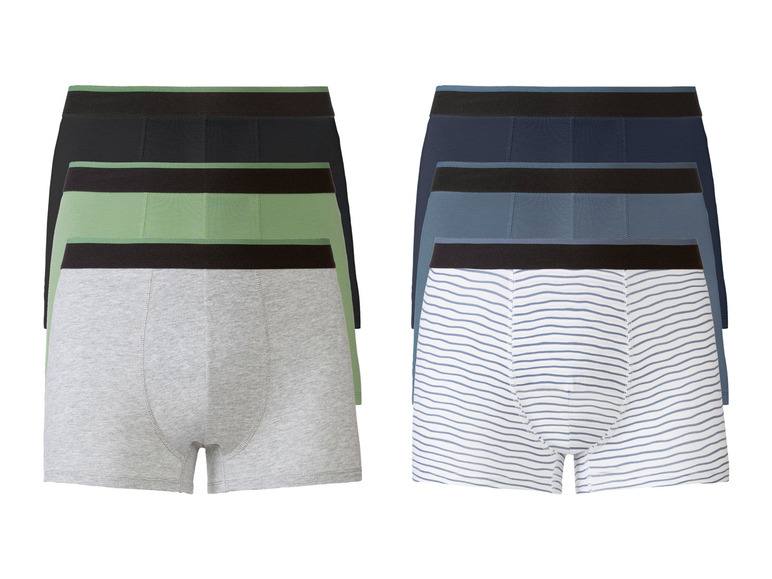 Aller en mode plein écran LIVERGY® Set de 3 boxers en un mélange de coton - Photo 1