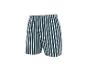 Short rayé pour homme avec taille élastique.