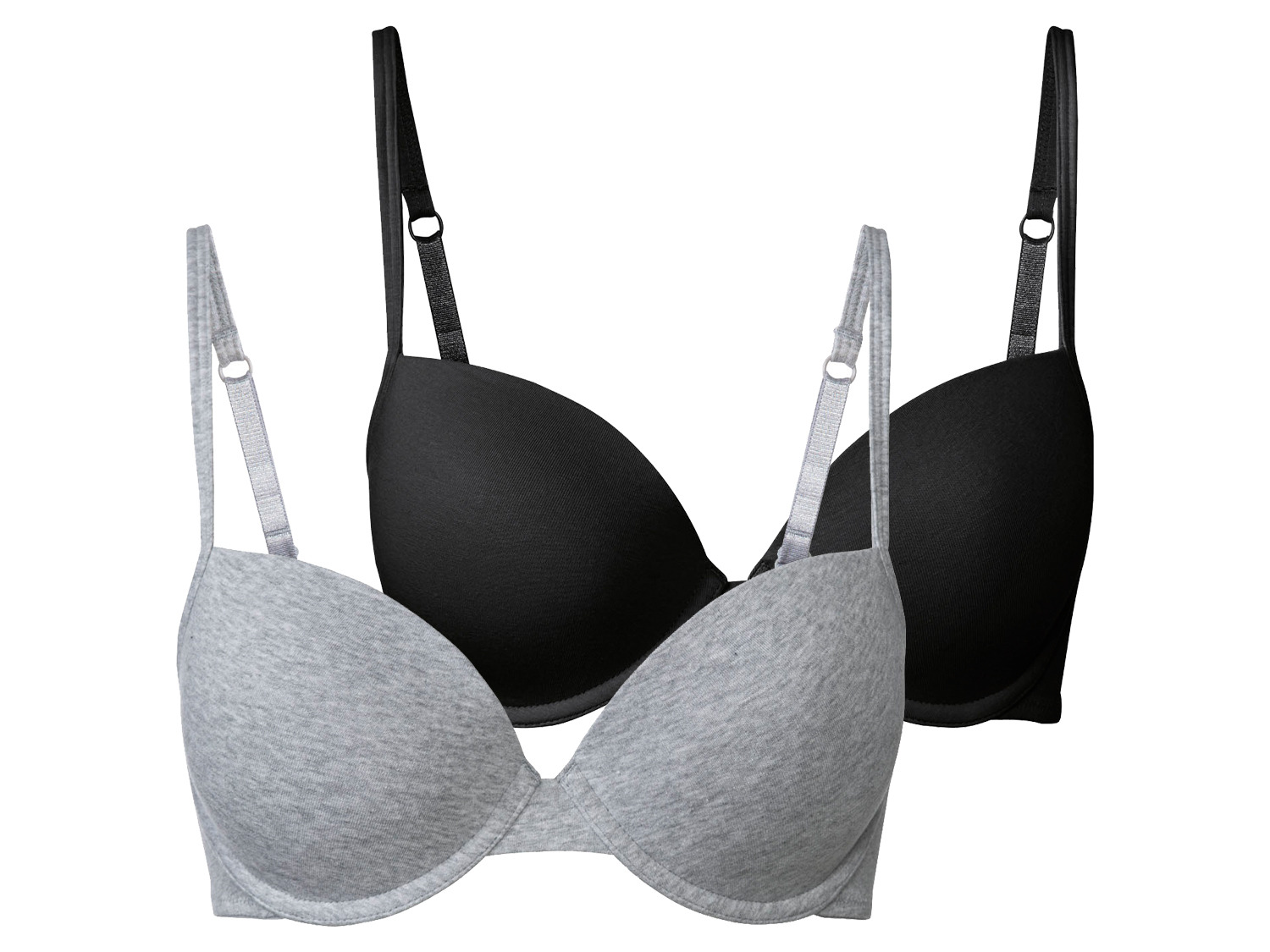 Lot De 2 Soutiens-gorge à Armatures Nina Von C – Silver Edition – Taille 85-115 A-G – Neuf Avec étiquettes