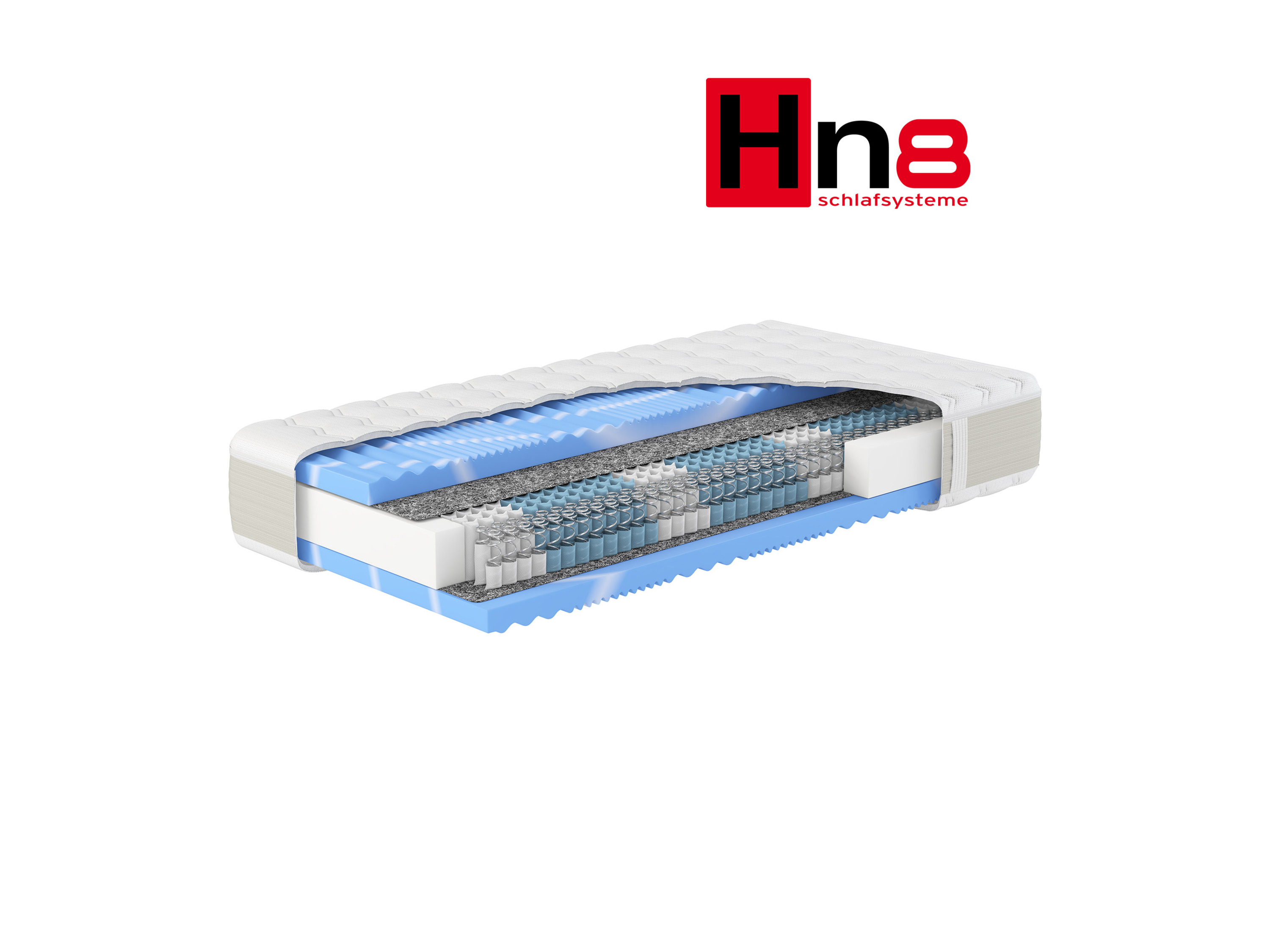 Hn8 Schlafsysteme Hn8 Slaapsystemen 7-Zonen Pocketveringmatras XXL Gelstar T-1000